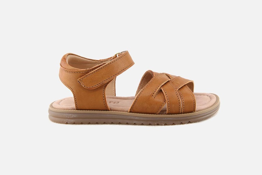 Girls Bisgaard | Bisgaard - Anetta Naturel Sandals On Labotte