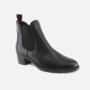 Women LLOYD | Lloyd - Galante Lisse Noir Ankle Boots On Labotte