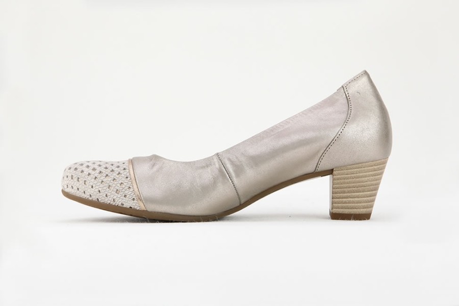 Women Gabor | Gabor - Isabeau Nacre Or Pumps On Labotte
