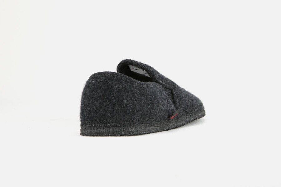 Men Giesswein | Giesswein - Chaumont Gris Low Slippers On Labotte