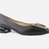 Women Brunate | Brunate - Bingsy Buckle Deco Noir Pumps On Labotte