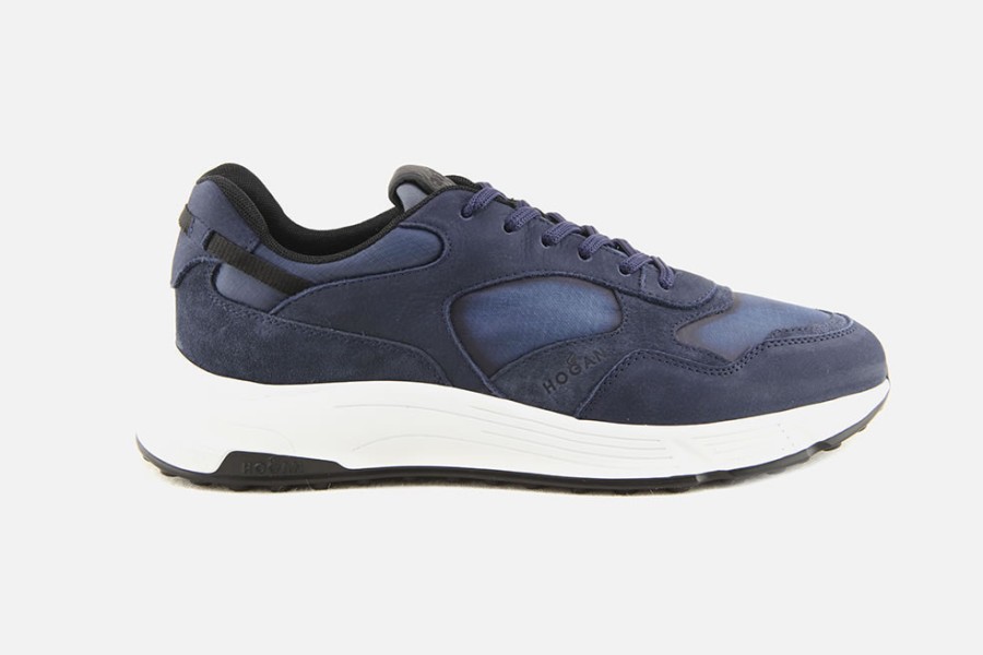 Men Hogan | Hogan - Hogan Hyperlight All Navy Sneakers On Labotte