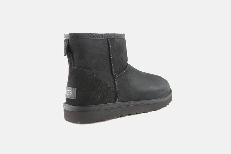 Women UGG | Ugg - Classic Mini Suede Black Ankle Boots On Labotte