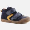 Boys Bellamy | Bellamy - Virgile Scratch Bleu Velcro Shoes On Labotte