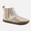 Girls Shoo Pom | Shoo Pom - Play New Shiny Taupe Ankle Boots On Labotte