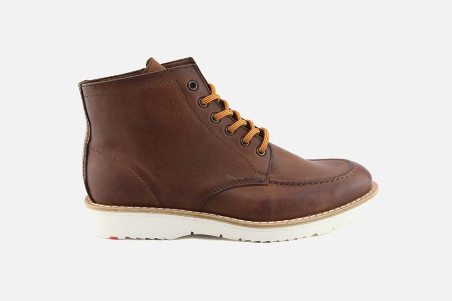 Men LLOYD | Lloyd - Debar Cognac Lace-Up Boots On Labotte
