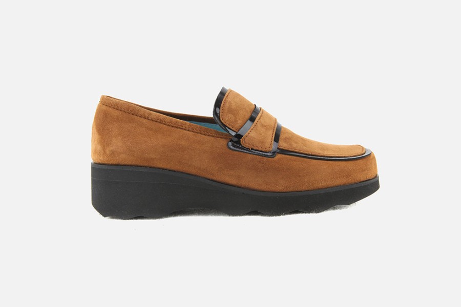 Women Thierry Rabotin | Thierry Rabotin - Tonic Rust Black Loafers On Labotte