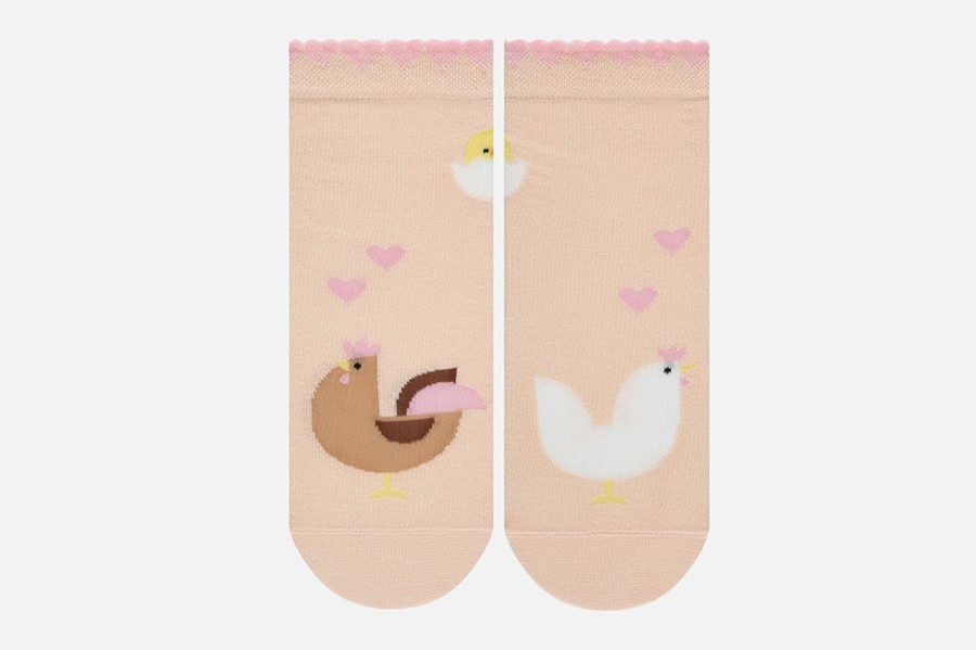 Girls Falke | Falke - Poulette Rose Socks On Labotte