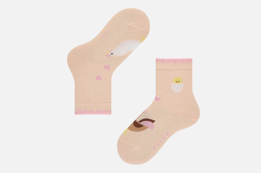 Girls Falke | Falke - Poulette Rose Socks On Labotte