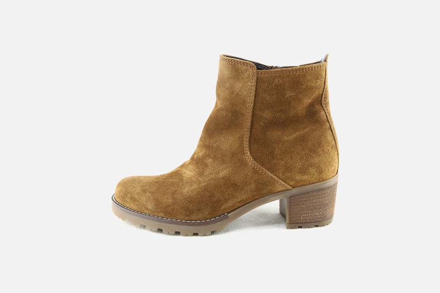 Women Gabor | Gabor - Harvey Cognac Ankle Boots On Labotte