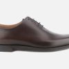 Men Crockett & Jones | Crockett & Jones - Alex Dark Brown Oxfords On Labotte