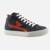Boys Romagnoli | Romagnoli - Nils Blue Vintage Lace-Up Boots On Labotte