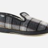 Men Semelflex | Semelflex - Bienocho Carreaux Gris Charentaises On Labotte