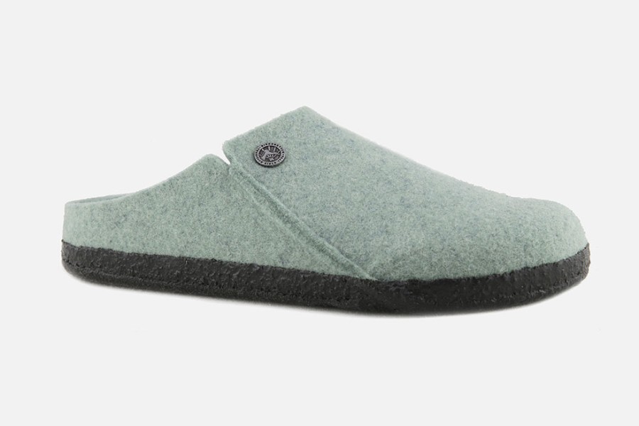 Women Birkenstock | Birkenstock - Zermatt Shearling Matcha Low Slippers On Labotte