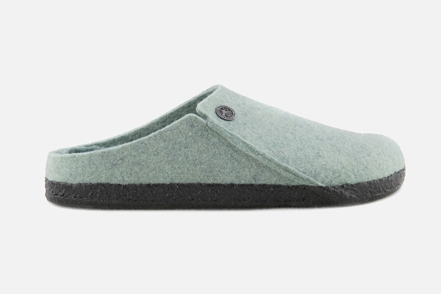 Women Birkenstock | Birkenstock - Zermatt Shearling Matcha Low Slippers On Labotte