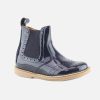 Girls Froddo | Froddo - Jonah Chelsea Lack Blue Ankle Boots On Labotte
