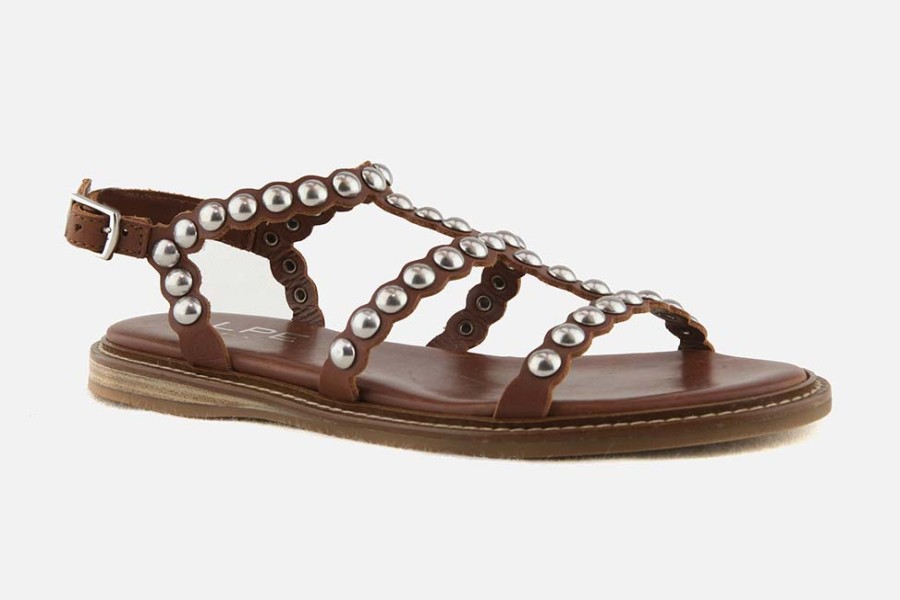 Women Alpe | Alpe - Armonia Cuero Sandals On Labotte