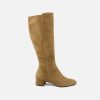Women Le Gazzelle | Le Gazzelle - Louna Daim Camel Boots On Labotte