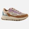 Girls Romagnoli | Romagnoli - Onyva Noisette Multi Lace-Up Shoes On Labotte