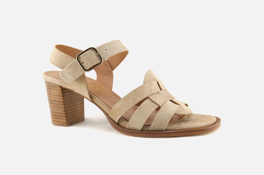 Women Jhay | Jhay - Verseau Sable Sandals On Labotte