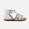 Girls Beberlis | Beberlis - Beatrix Blanc Sandals On Labotte