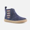Girls Shoo Pom | Shoo Pom - Play Chelsea Navy Or Stripes Ankle Boots On Labotte
