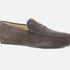 Men Tod's | Tod'S - City Gommino Dark Brown Loafers On Labotte