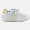 Girls Romagnoli | Romagnoli - Adeline Blanc Lace-Up Shoes On Labotte