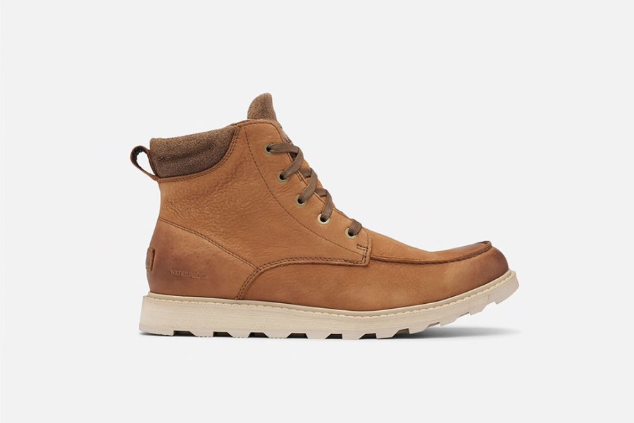 Men Sorel | Sorel - Madson Ii Moctoe Tan Lace-Up Boots On Labotte