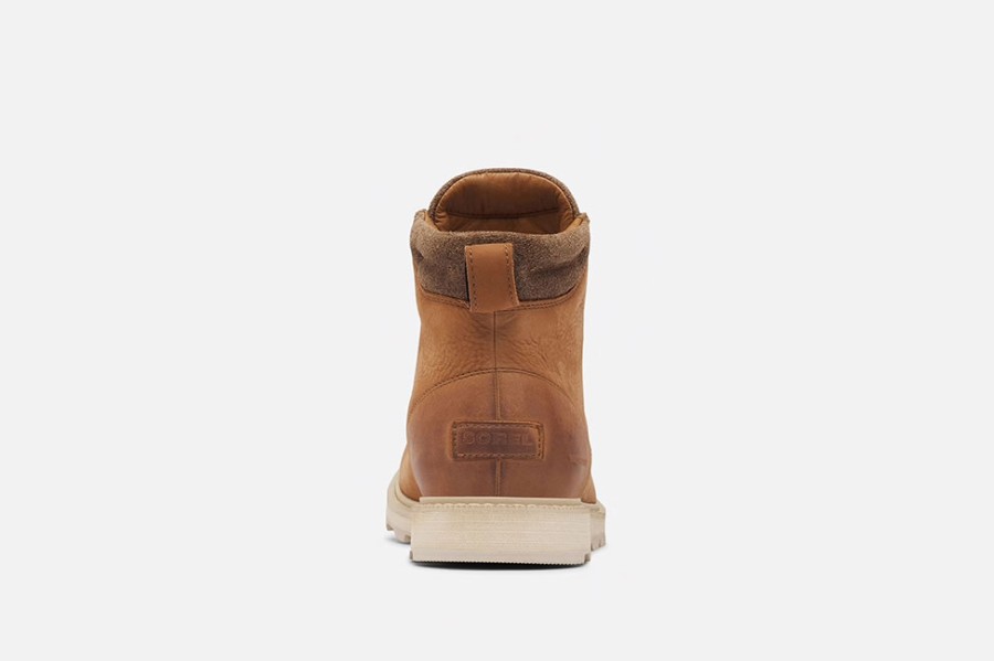 Men Sorel | Sorel - Madson Ii Moctoe Tan Lace-Up Boots On Labotte