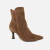 Women Paul Green | Paul Green - Pimprenelle Wood Ankle Boots On Labotte