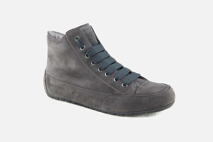Women Candice Cooper | Candice Cooper - Plus Soft Anthracite Lace-Up Boots On Labotte