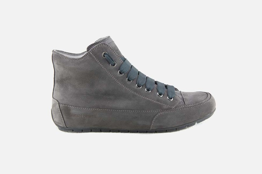 Women Candice Cooper | Candice Cooper - Plus Soft Anthracite Lace-Up Boots On Labotte