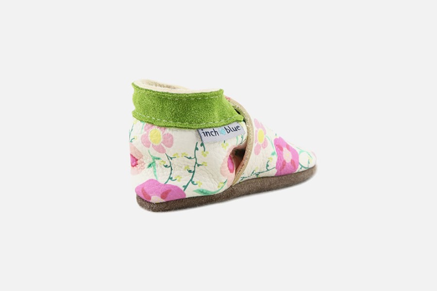 Girls Inch Blue | Inch Blue - Floralia Layette Shoes On Labotte