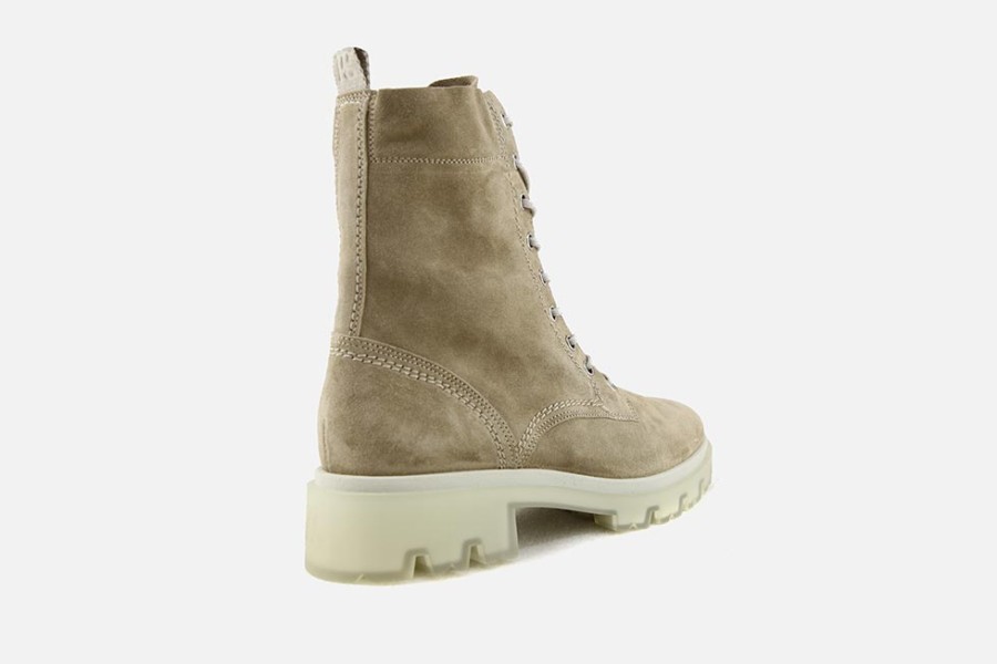Women Paul Green | Paul Green - Paso Alto Dune Lace-Up Boots On Labotte