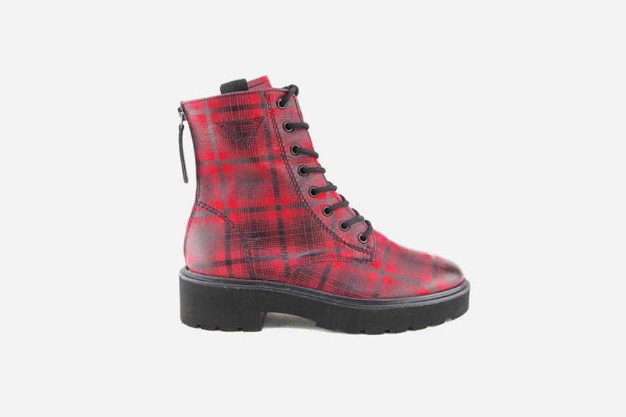 Women Paul Green | Paul Green - Park Rouge Scott Lace-Up Boots On Labotte