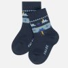 Girls Falke | Falke - Weather Socks Navy Socks On Labotte