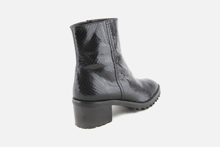 Women Brunate | Brunate - Bellini Black Ankle Boots On Labotte