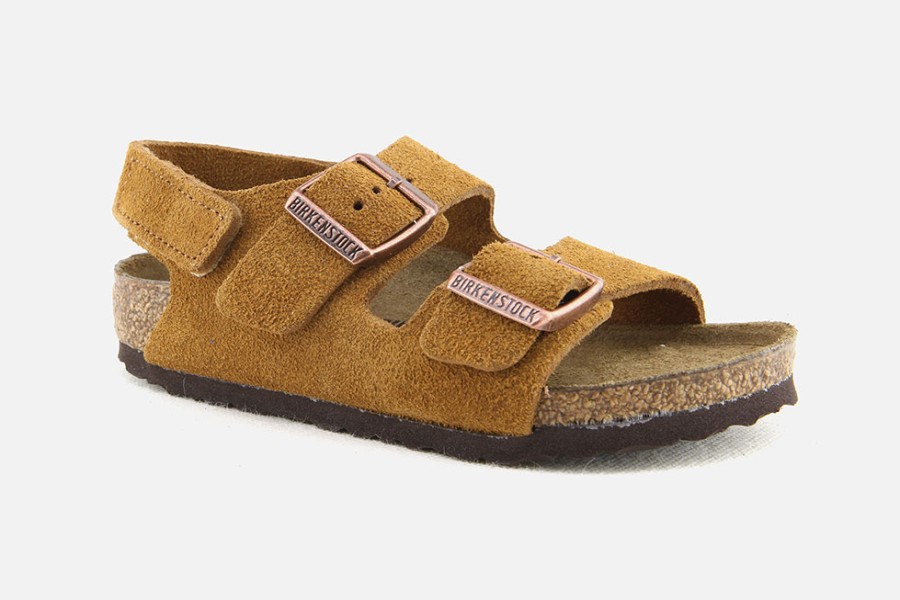 Girls Birkenstock | Birkenstock - Milano Kids Mink Sandals On Labotte