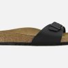 Women Birkenstock | Birkenstock - Madrid Birko Noir Sandals On Labotte