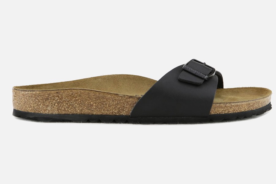 Women Birkenstock | Birkenstock - Madrid Birko Noir Sandals On Labotte