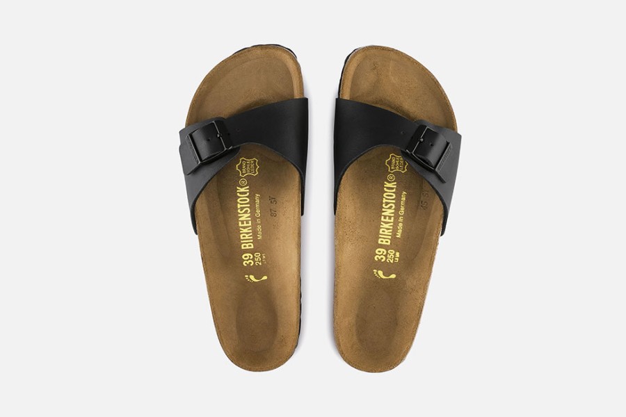 Women Birkenstock | Birkenstock - Madrid Birko Noir Sandals On Labotte
