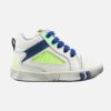 Boys Romagnoli | Romagnoli - Lillo Blanc Bleu Sun Lace-Up Boots On Labotte