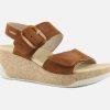 Women Mephisto | Mephisto - Giulia Hazelnut Sandals On Labotte