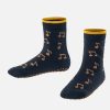 Girls Falke | Falke - Dancing Notes Bleu Slippers-Socks On Labotte
