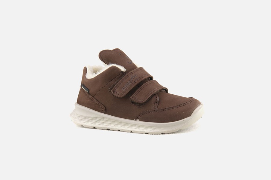 Boys Superfit | Superfit - Hector Choco Nounours Gtx Velcro Shoes On Labotte