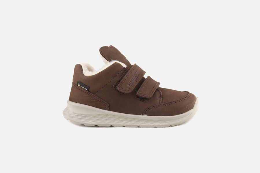Boys Superfit | Superfit - Hector Choco Nounours Gtx Velcro Shoes On Labotte