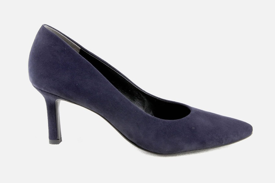 Women Paul Green | Paul Green - Prelude Daim Bleu Pumps On Labotte