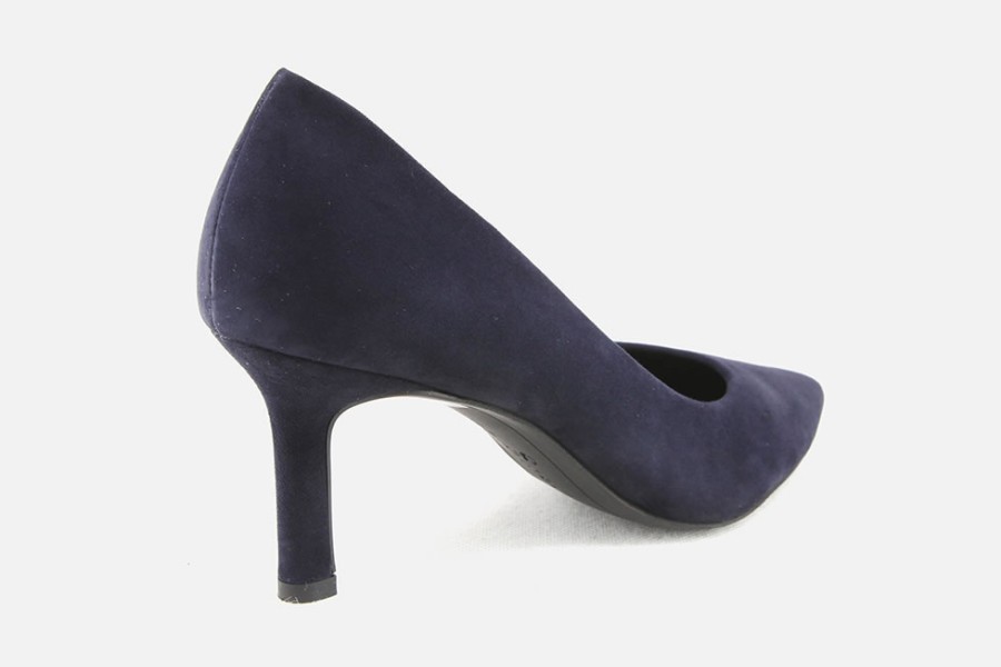 Women Paul Green | Paul Green - Prelude Daim Bleu Pumps On Labotte