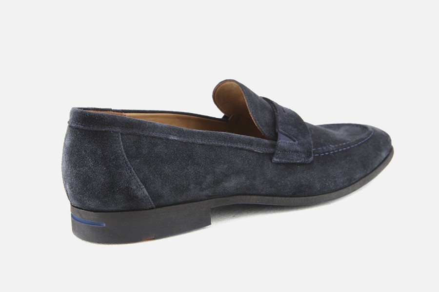 Men LLOYD | Lloyd - Roddy Navy Loafers On Labotte